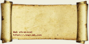 Gala Bzeničanin vizit kartica